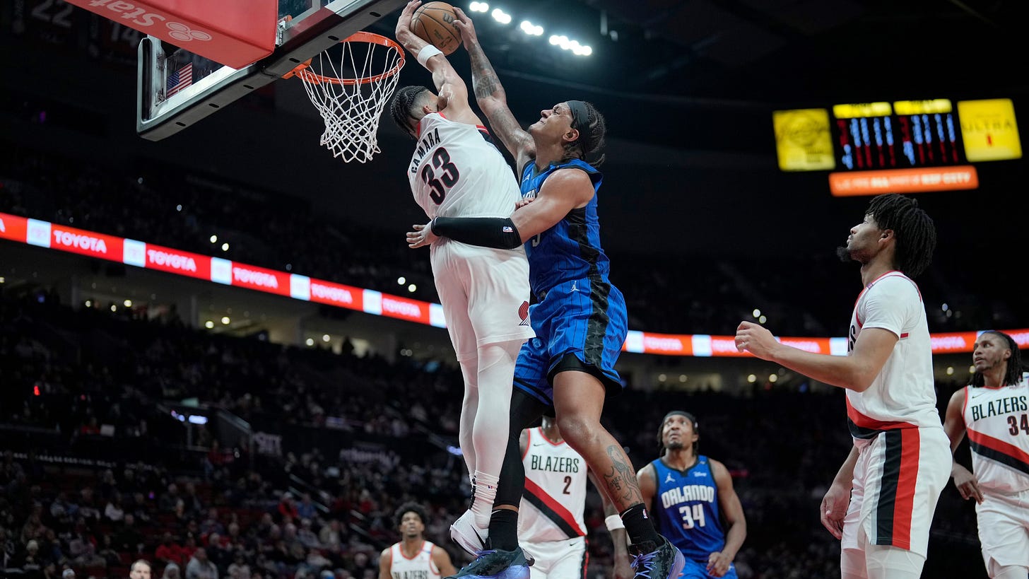 Orlando Magic Loses Season Series to Blazers After Blowout