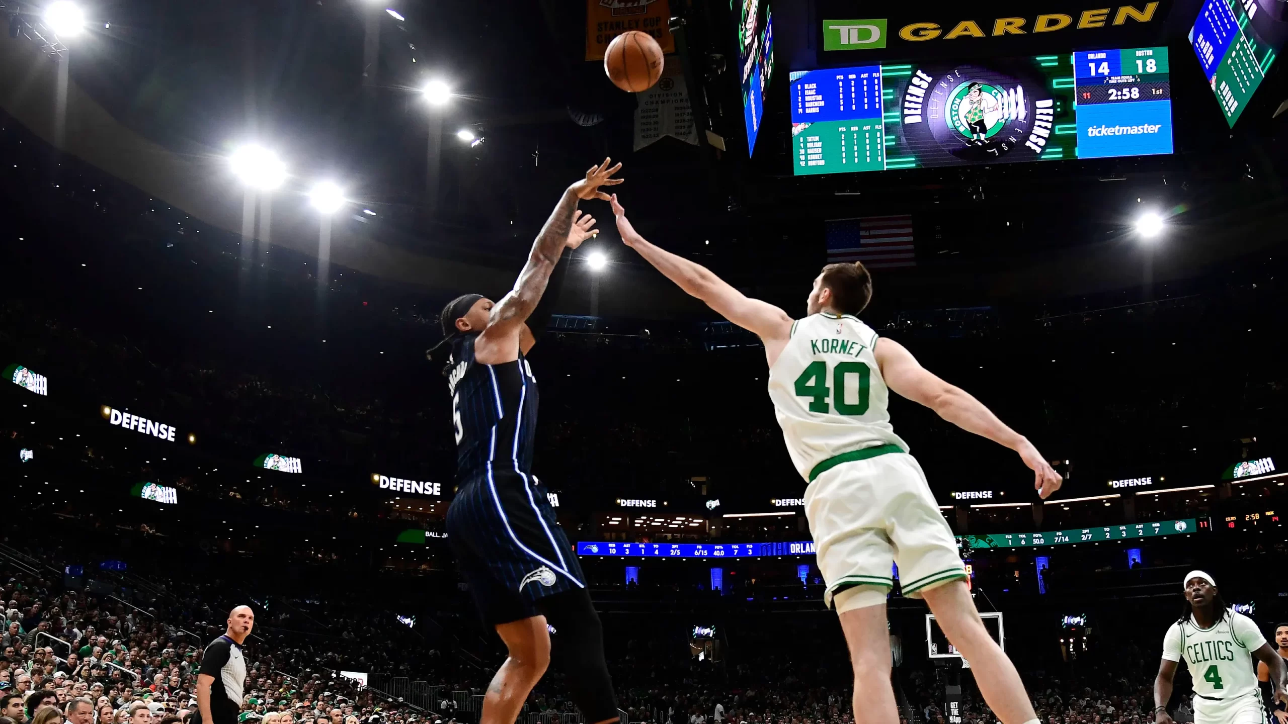 Magic Crumble in the Second Half as Celtics Take Game One